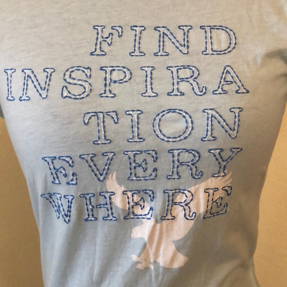 🌸 3 for $10 item.  AE embroidered shirt - Picture 4 of 5